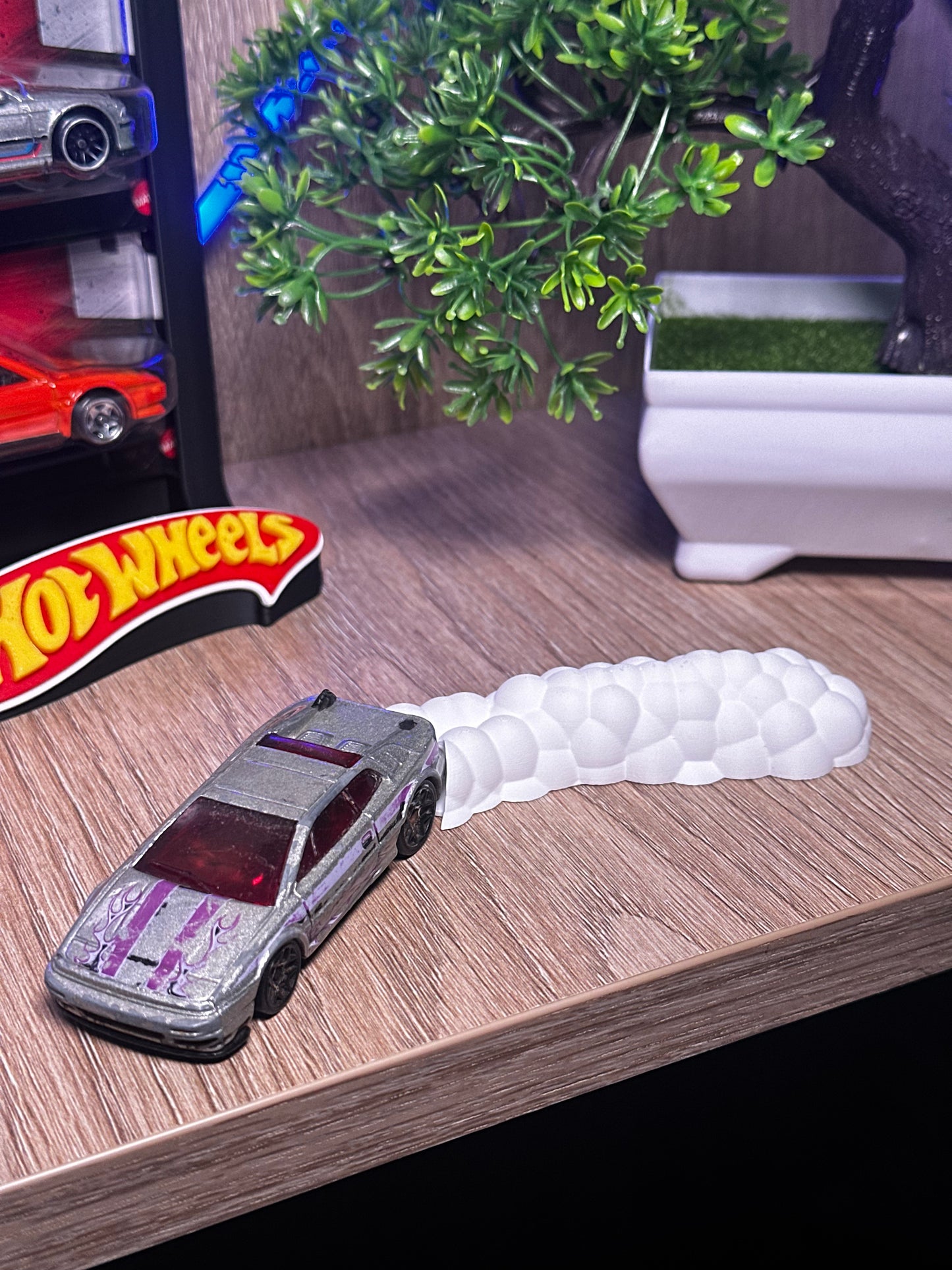 Efekt dymu do modeli Hot Wheels / Matchbox / 1:64              – imitacja driftu 💨🔥